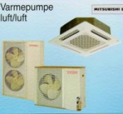 Mitsubishi FDTN aircondition/varmepumpe